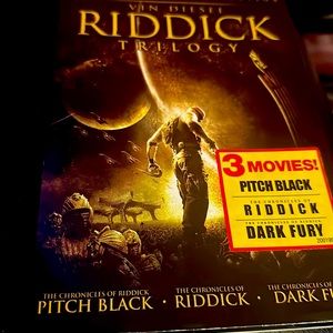 Chronicles of riddick trilogy Dvd